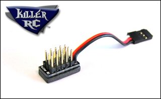 Killer RC 5-Wege-Mikro-Splitter für zusätzliche Komponenten z.B. LED, Servos...