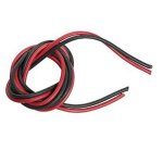Silikonkabel 4mm schwarz/rot je 1m