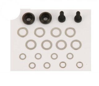 Robitronic Shim Set für Kupplungsglocken mit Schraube M3x8mm R16017
