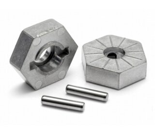 HPI 86804 Sechskant-Radmitnehmer 17mm (silber) 4 Stück H86804