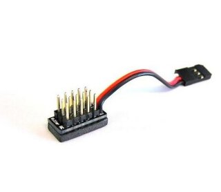 mobo-racing 5-Wege-Mikro-Splitter für zusätzliche Komponenten z.B. LED, Servos...