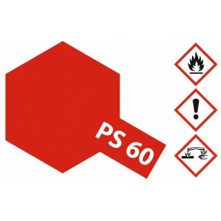 Tamiya 86060 PS-60 Lexanfarbe Hell Mica Rot Glim. 100ml