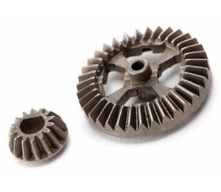 Traxxas 7683 Latrax Ring gear, differential/ pinion gear, differential (metal)