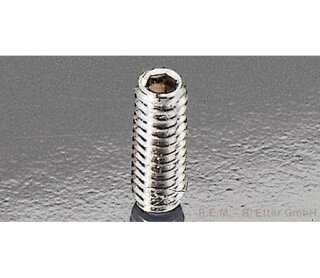 Innensechskant Gewinde-Stifte 10 Stück M5x5 Edelstahl 010115