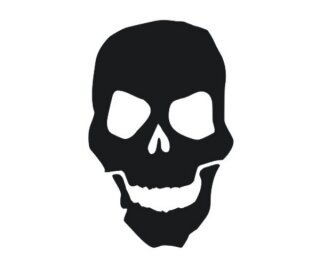mobo-racing RC-Aufkleber Decal Sticker Totenkopf 03 - geplottet