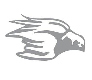 mobo-racing RC-Aufkleber Decal Sticker Adler 02 - geplottet silber