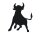 mobo-racing RC-Aufkleber Decal Sticker Stier 03 - geplottet
