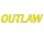 mobo-racing RC-Aufkleber Decal Sticker "OUTLAW" - geplottet gelb