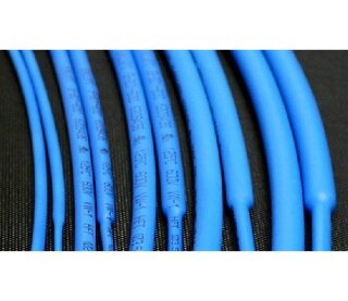Schrumpfschlauch 5mm (PolyOlefin) Blau 25cm - Meterware