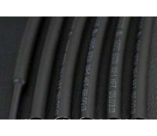 Schrumpfschlauch 4mm 25cm (PolyOlefin) schwarz -Meterware