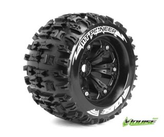 LOUISE LOUT3218B MT 3.8 Pioneer1/8 Sport Felge 17mm TRAXXAS HPI 0 Offset