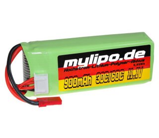 MyLipo Q30-0900-3JST Lipo 900mAh 11,1V 30C/60C z.B. BLADE 200 SRX