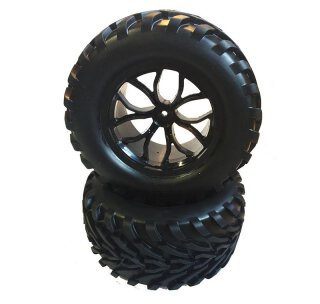 DF-Models 6566 Truckreifen auf Felge schwarz (2)