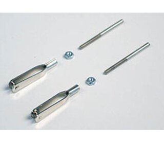 Kavan 0013 2Stk. Gabelkopf M2 m.Gewindelöthülse