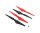 Dromida DIDE1155 Prop Set Red/BLACK Ominus FPV