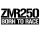 mobo-racing RC-Aufkleber Decal Sticker ZMR250 Born to Race M - geplottet