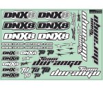 Team Durango TD490043 DNX8 Decal Sheet