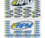 RPM 70005 Pro Logo Decal Sheets
