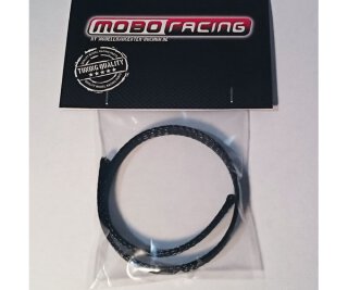 mobo-racing Geflechtschlauch 6mm Durchmesser 50cm Länge Kabelschutz - schwarz