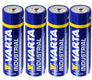 Varta 4 Stück AAA Micro Batterie LR03 1,5V 1200mAh Alkaline Industrial Quality