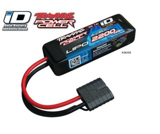 Traxxas 2820X LiPo Akku 7,4V 2S 25C 2200mAh z.B. E-Revo Slash 1:16 VXL iD-Stecker