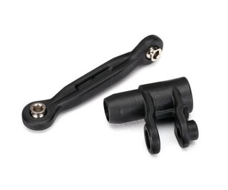 Traxxas X-MAXX Servo-Horn, Lenkgestänge, Lenkung (46mm, mit Pivot-Kugel) 7747