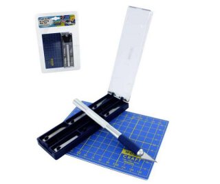 Krick 444218 Messer Magnetic mit 6 Klingen + Schneidmatte