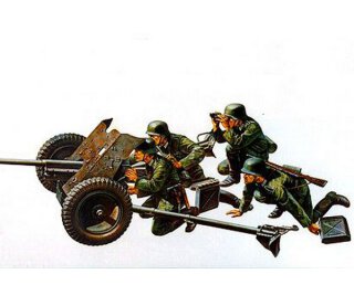 Tamiya 35035 1:35 WWII Dt. 3,7cm PAK 35/36 m. Fig.(4) 300035035