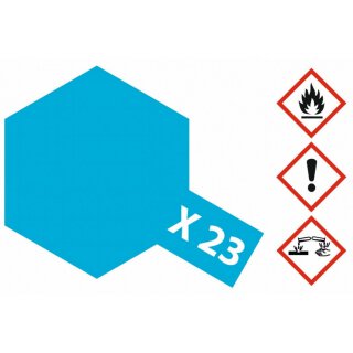 Tamiya 81023 X-23 Klar-Blau glänzend 23ml 300081023