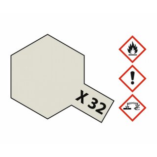 Tamiya 81032 X-32 Titanium Silber glänzend 23ml 300081032