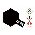 Tamiya 85082 TS-82 Gummi-Schwarz matt 100ml 300085082