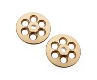 Axial AX31164 Slipper Platten, gefräst, eloxiert (2) Yeti AXIC1164