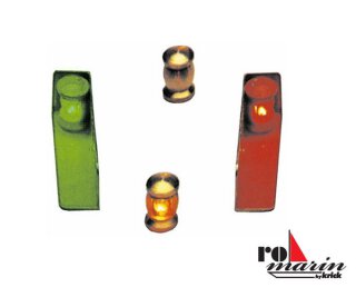 Krick ro1643 Positionslampensatz Messing kpl.