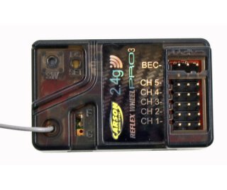 Carson 501535 Empfänger Reflex Wheel PRO 3 2,4GHz BEC 500501535