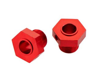 Arrma AR330359 Radmitnehmer 17mm-Sechskant, Alu, rot (2) NERO ARAC9441