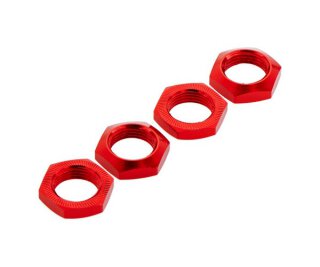 Arrma AR330360 Radmutter 17mm, Alu, rot (4) NERO ARAC9428