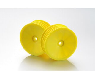 Absima 2540002 1:10 Offroad 2WD Racing Felgen 12mm vorne gelb (2)