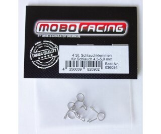 mobo-racing 036084 Schlauchklemme für 4,5 - 5 mm Schlauch  VE4