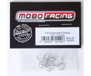 mobo-racing 036085 Schlauchklemme für 6,5 - 7 mm Schlauch  VE4