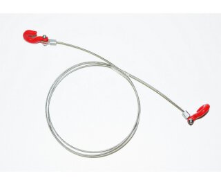 Absima 2320045 Stahlkabel mit Schwerlasthaken 1:10