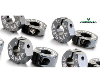 Absima 2560014 Alu 7075 T6 Radmitnehmer 12mm Offset +2.25mm 1:10 (2)