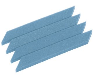 Tamiya 50686 M-Chassis Reifeneinlagen 60D (4) Blau 300050686