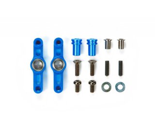 Tamiya 54574 TT-02 Alu Lenkhebel-Set Blau eloxiert 300054574