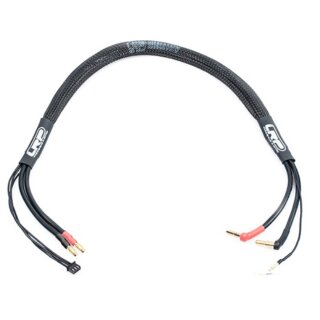 LRP 499103 2S-Ladekabel - 60cm - 4mm & XH 4/5mm & 2mm Ersatz für 65813