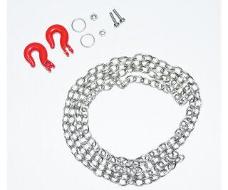 Absima 2320047 Stahlkette mit Schwerlasthaken 1:10