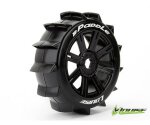 LOUISE LOUT3249SB B-PADDLE soft Speichen-Felge schwarz...