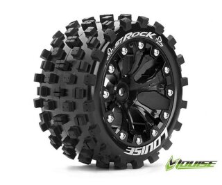 LOUISE LOUT3273SBH ST-ROCK soft Felge schwarz 1/2 Offset 12mm Stadium Truck 2,8