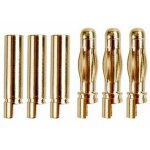 Amass AM-606-3P Goldkontakt - Ø4,0mm - 3 Paare