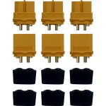 Amass AM-629-3P Goldkontakt - XT60H - 3 Paare XT-60