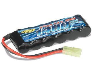 Carson 608103 Akku Pack 7,2V 1400mAh NiMH Mini Tamiya 500608103
